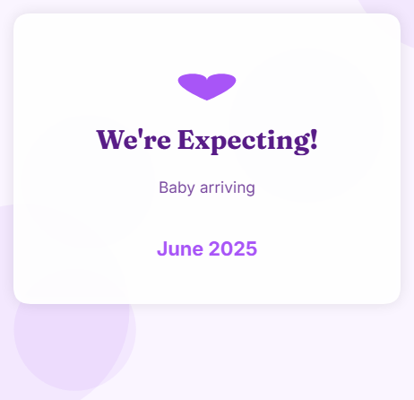 Announcement Cards Generator