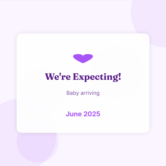 Announcement Cards Generator