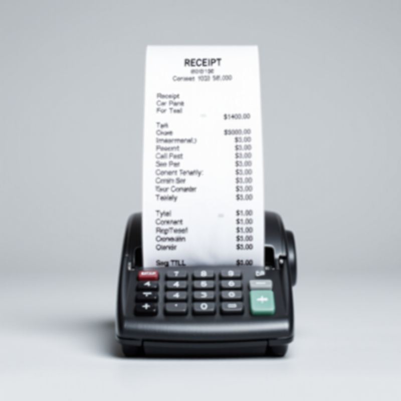 Editable Shopping Receipt Generator