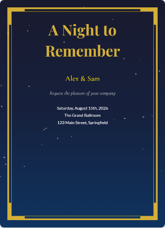 Personalized Event Invitation Generator